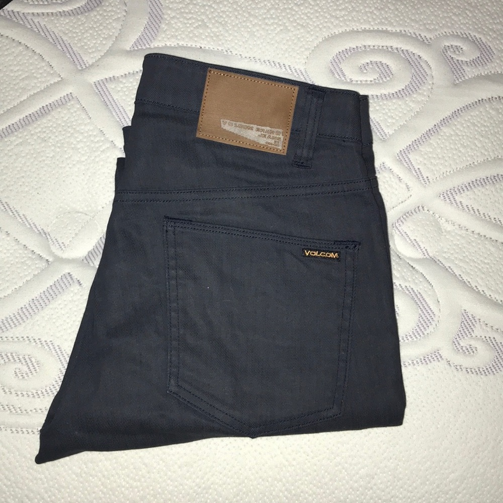 Volcom solver denim modern straight fit 30x30